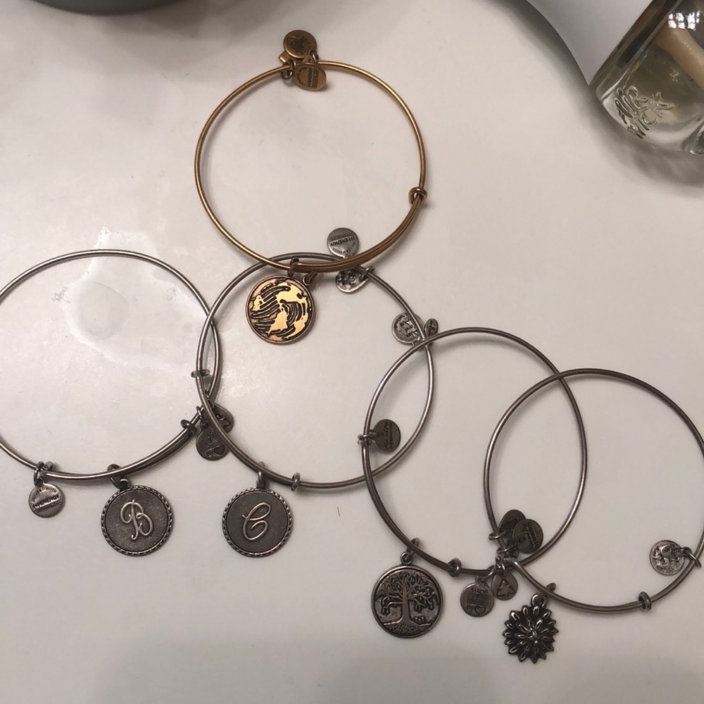 5 Alex & Ani bracelets!